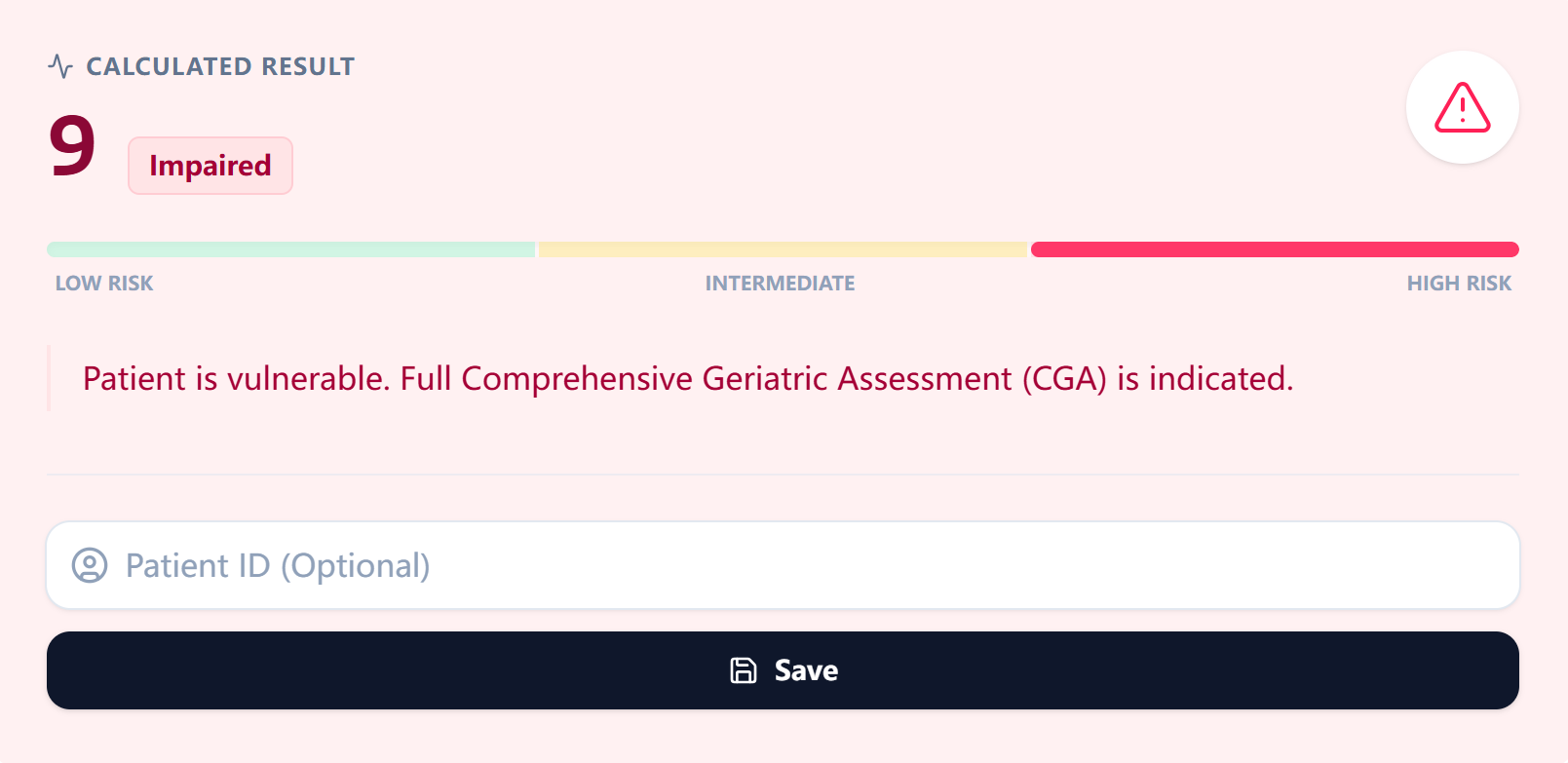 G8 Calculation Result View